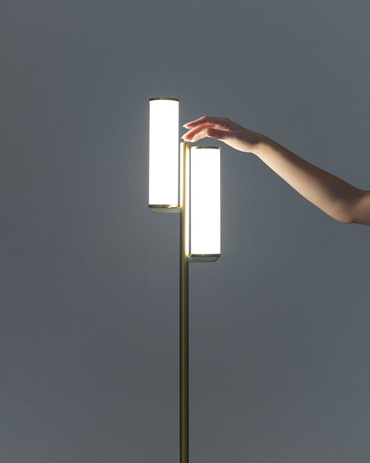 Gemini Modern Floor Lamp for Home Interior Lighting