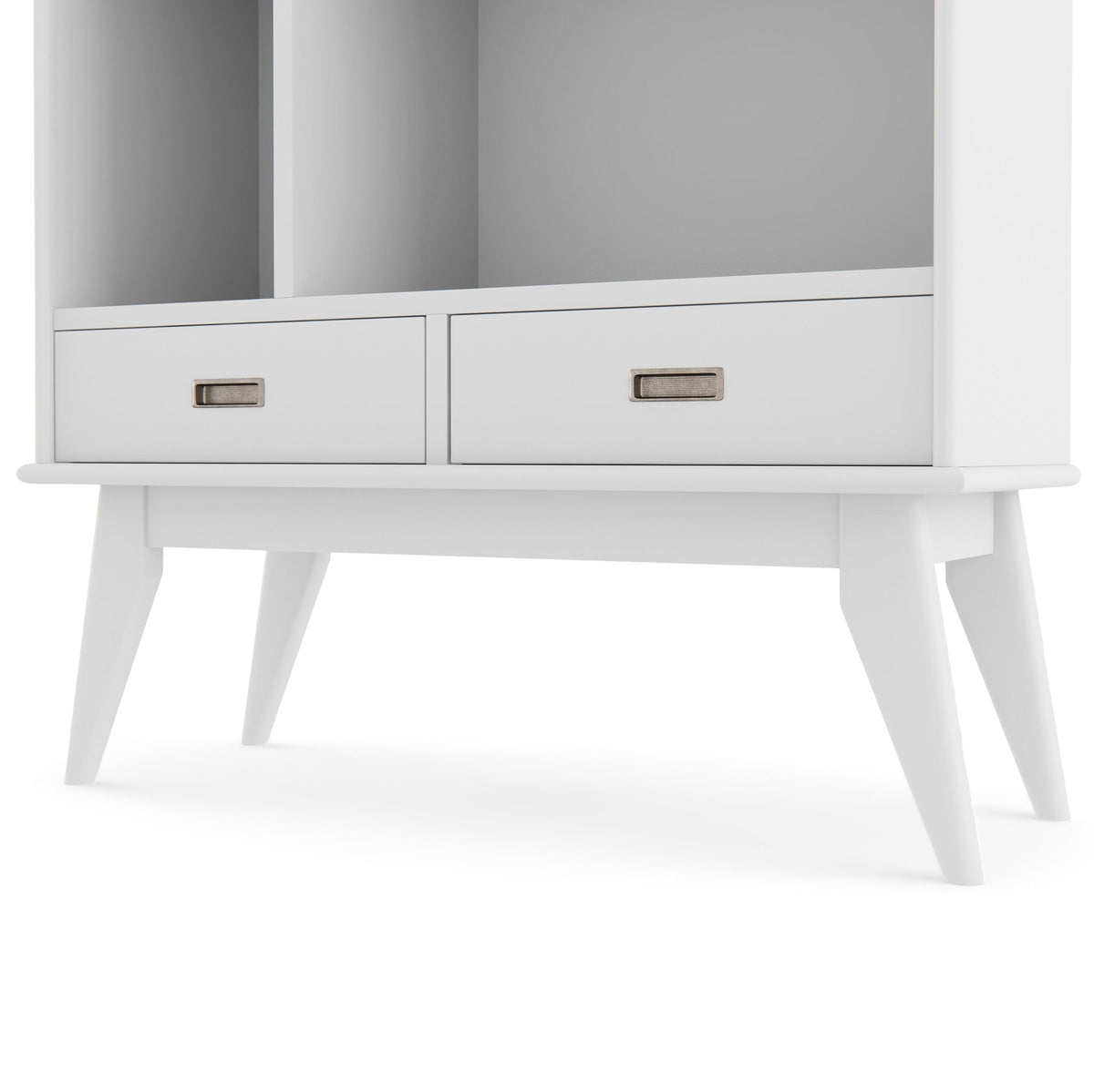 Draper Mid Century Wide Bookcase Storage Unit