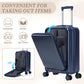 14'/20' 2-Piece ABS Spinner Wheel Luggage Set