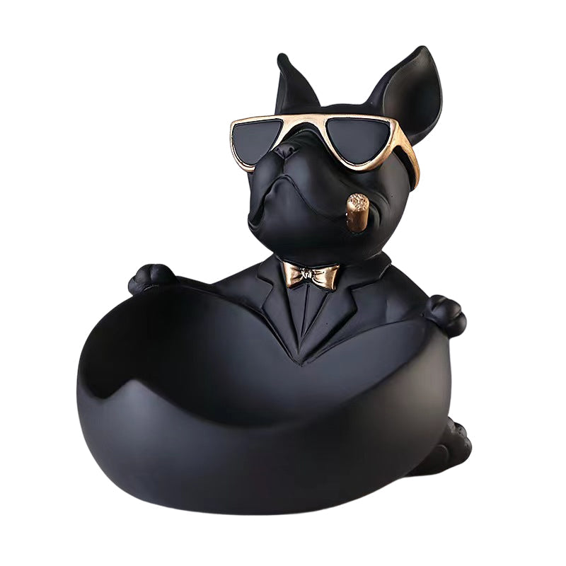 Cute French Bulldog Resin Figurine for Table Decor