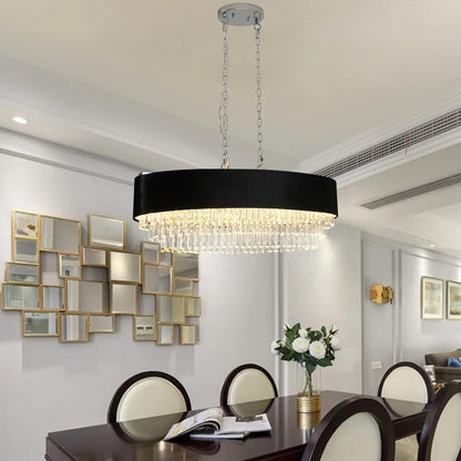 Modern Crystal Chandelier for Luxury Living Room Decor
