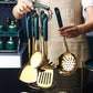 7-Piece Stainless Steel Silicone Kitchen Utensil Cooking Set