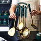 7-Piece Stainless Steel Silicone Kitchen Utensil Cooking Set