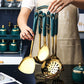 7-Piece Stainless Steel Silicone Kitchen Utensil Cooking Set