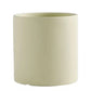 Nordic Colorful Ceramic Cylindrical Planter with Drainage Tray