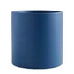 Nordic Colorful Ceramic Cylindrical Planter with Drainage Tray