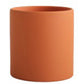 Nordic Colorful Ceramic Cylindrical Planter with Drainage Tray