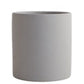 Nordic Colorful Ceramic Cylindrical Planter with Drainage Tray