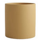 Nordic Colorful Ceramic Cylindrical Planter with Drainage Tray