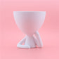 Cartoon Abstract Cheek Support Figurine for Desktop Decor