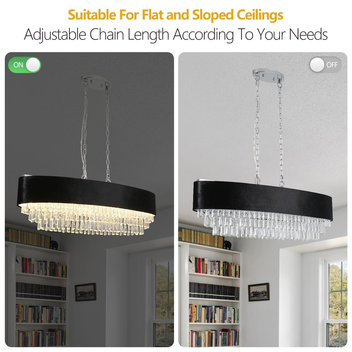 Modern Crystal Chandelier for Luxury Living Room Decor