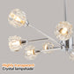 Modern 9-Light Chrome Crystal Chandelier for Home