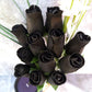 Halloween Wooden Rose Bouquet – All Black
