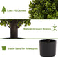 22in Boxwood Ball Shaped Artificial Topiary Shrubs Tree in Pot - Set of 2
