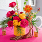 Mid Century Ribbed Planter for Modern Home Decor