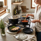 12-Piece Ceramic Nonstick Cookware Set for Home