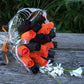 Halloween Wooden Rose Bouquet – Black & Orange