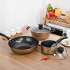Kitchen Cookware Set of Pots for Everyday Cooking