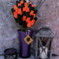 Halloween Wooden Rose Bouquet – Black & Orange