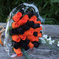 Halloween Wooden Rose Bouquet – Black & Orange