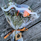 Halloween Wooden Rose Bouquet – Black & Orange