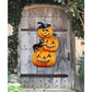 Scary Stacking Pumpkins Halloween Door Decor by G. DeBrekht - Thanksgiving Halloween Decor - 8158415H
