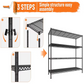 Adjustable Wire Storage Shelving Rack with Multiple Tiers