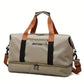 Nylon Duffel Bag for Travel – Large Capacity, Foldable, Shoe Compartment – Men & Women