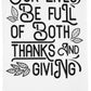 Thanksgiving Kitchen Towel, Hostess Gift, Housewarming Gift, Thanksgiving Kitchen Decor, Thankful Tea Towel, Fall Flour Sack Towel