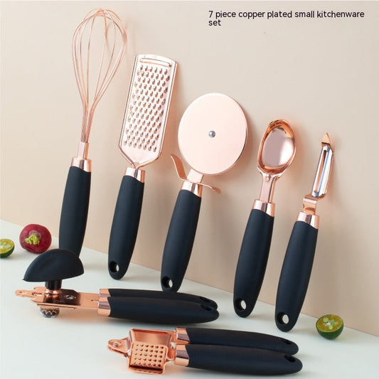 Copper Plated Kitchen Peeler Gadget Set for Home