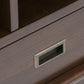 Draper Mid Century Wide Bookcase Storage Unit