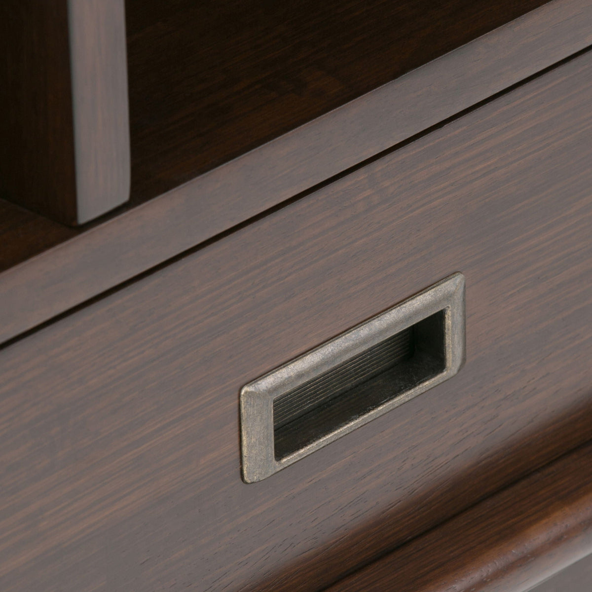 Draper Mid Century Wide Bookcase Storage Unit