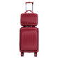 14'/20' 2 pcs ABS Spinner Wheel Luggage Set with Combination Lock and Front Opening Design