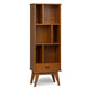 Draper Mid Century Wide Bookcase Storage Unit