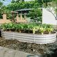 Heavy Duty Galvanized Raised Garden Bed Kit For Vegetables, Flowers & Herbs
