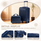 14'/20' 2-Piece ABS Spinner Wheel Luggage Set