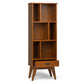 Draper Mid Century Wide Bookcase Storage Unit