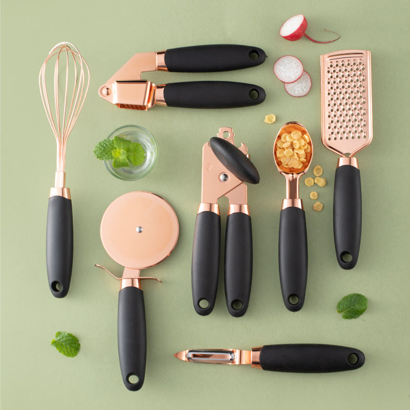 Copper Plated Kitchen Peeler Gadget Set for Home