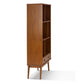 Draper Mid Century Wide Bookcase Storage Unit