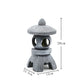 Solar Powered Zen Pagoda Lanterns and Garden Statues
