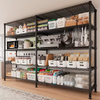 Adjustable Wire Storage Shelving Rack with Multiple Tiers