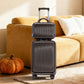 14' & 20' ABS Spinner Wheel Luggage Set with Cosmetic Case