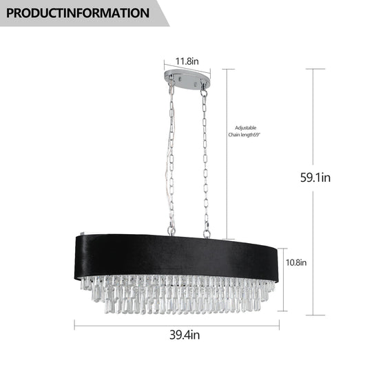 Modern Crystal Chandelier for Luxury Living Room Decor