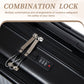 14' & 20' ABS Spinner Wheel Luggage Set with Cosmetic Case