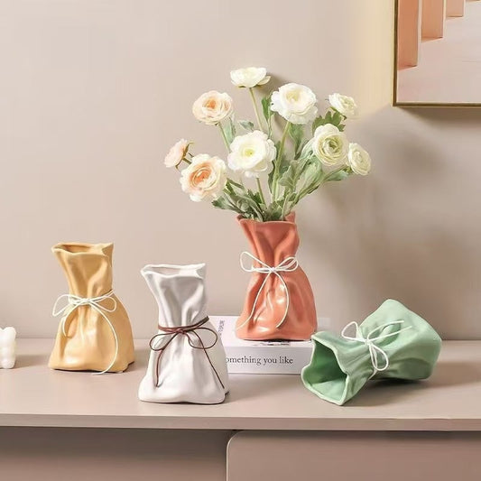 Elegant Resin Vase for Living Room and Dining