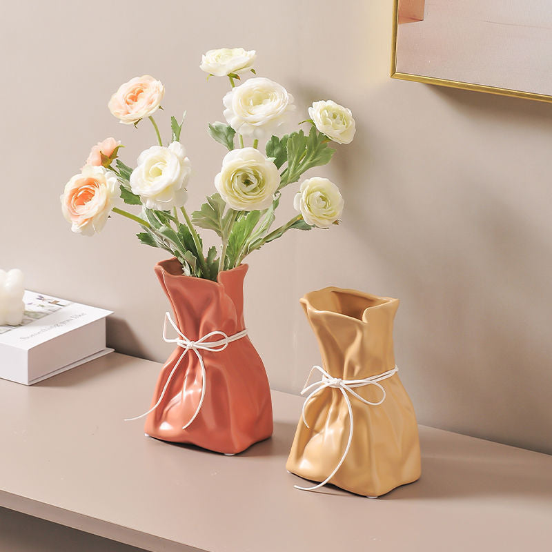 Elegant Resin Vase for Living Room and Dining