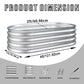 Heavy Duty Galvanized Raised Garden Bed Kit For Vegetables, Flowers & Herbs