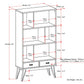Draper Mid Century Wide Bookcase Storage Unit