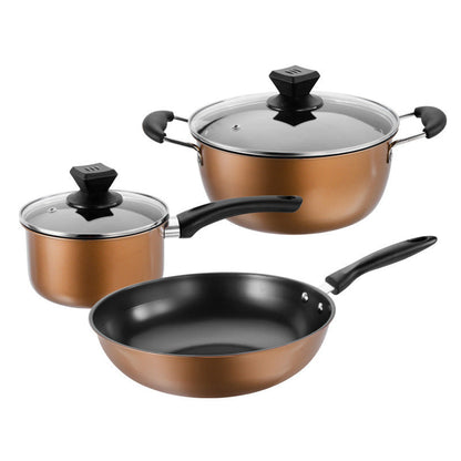 Kitchen Cookware Set of Pots for Everyday Cooking
