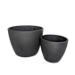 Black and Terracotta Eco Pots for Plants
